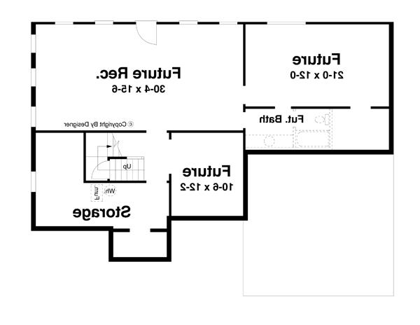 Lower Level image of CONCORD House Plan